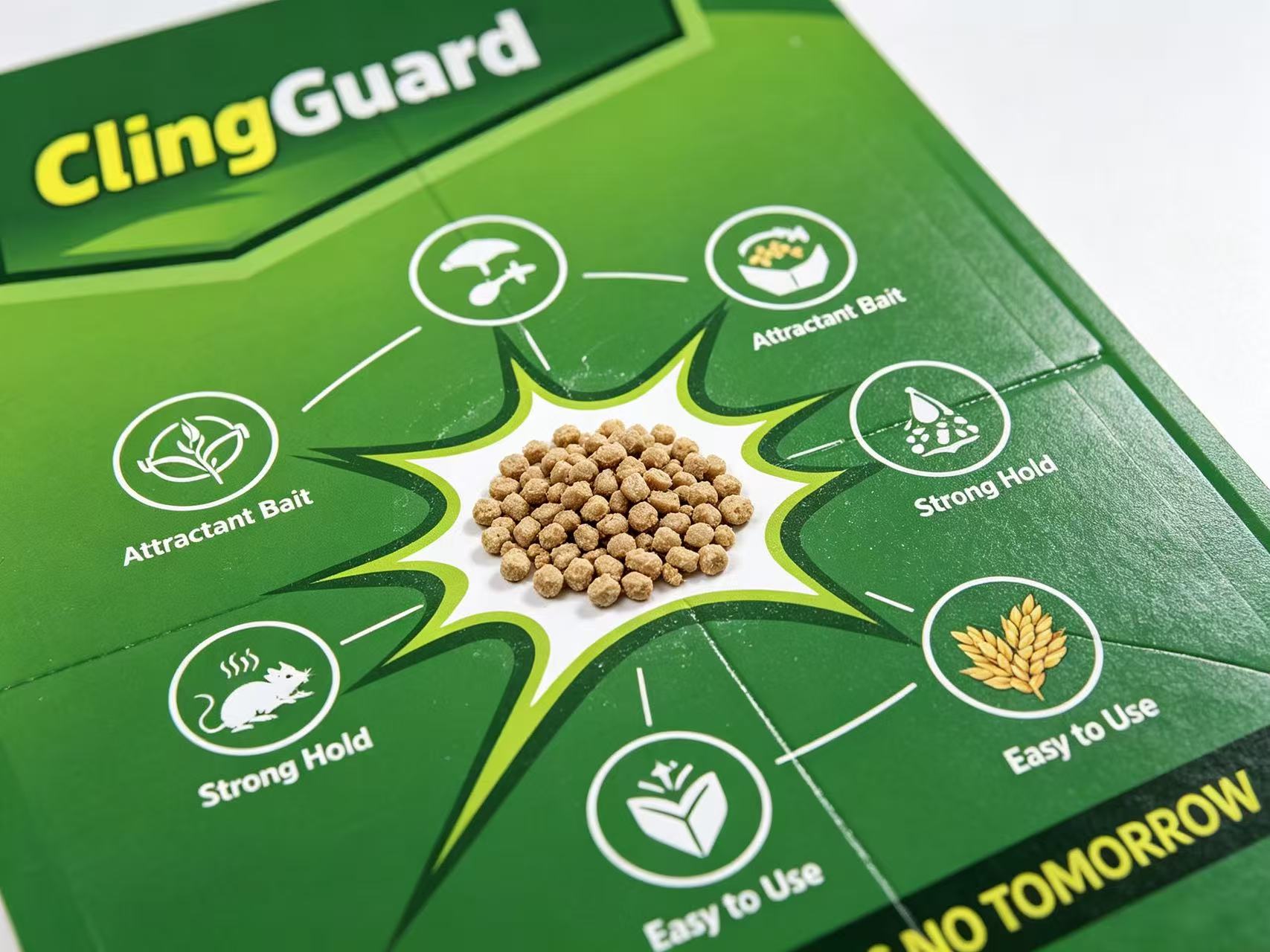 ClingGuard Super Sticky Rat Glue Boards - attractant bait detail